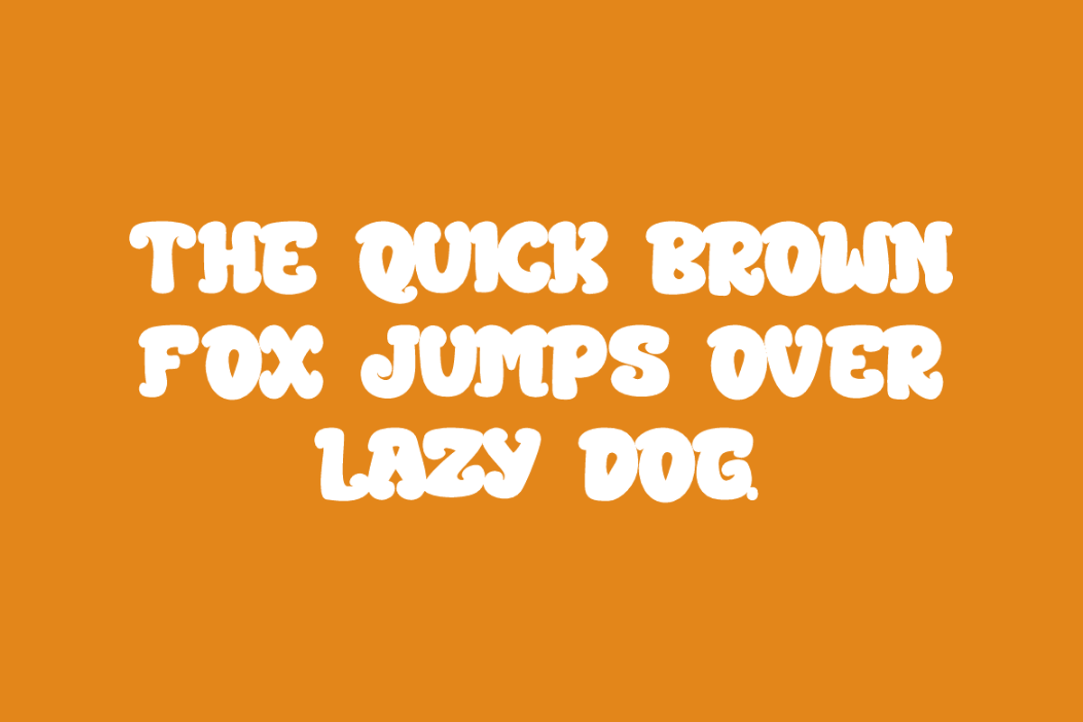 Gobras Display - Groovy Font, a Sans Serif Font by Iqsiart Studio (Photo 5 of 6)