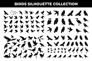 Set of Bird silhouette vector Art, an Animal Illustration by nandinigraphics (Thumbnail 1 of 4)