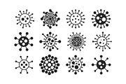 Vector virus icons elements, an Outline Icon by ExpressShop (Thumbnail 1 of 5)
