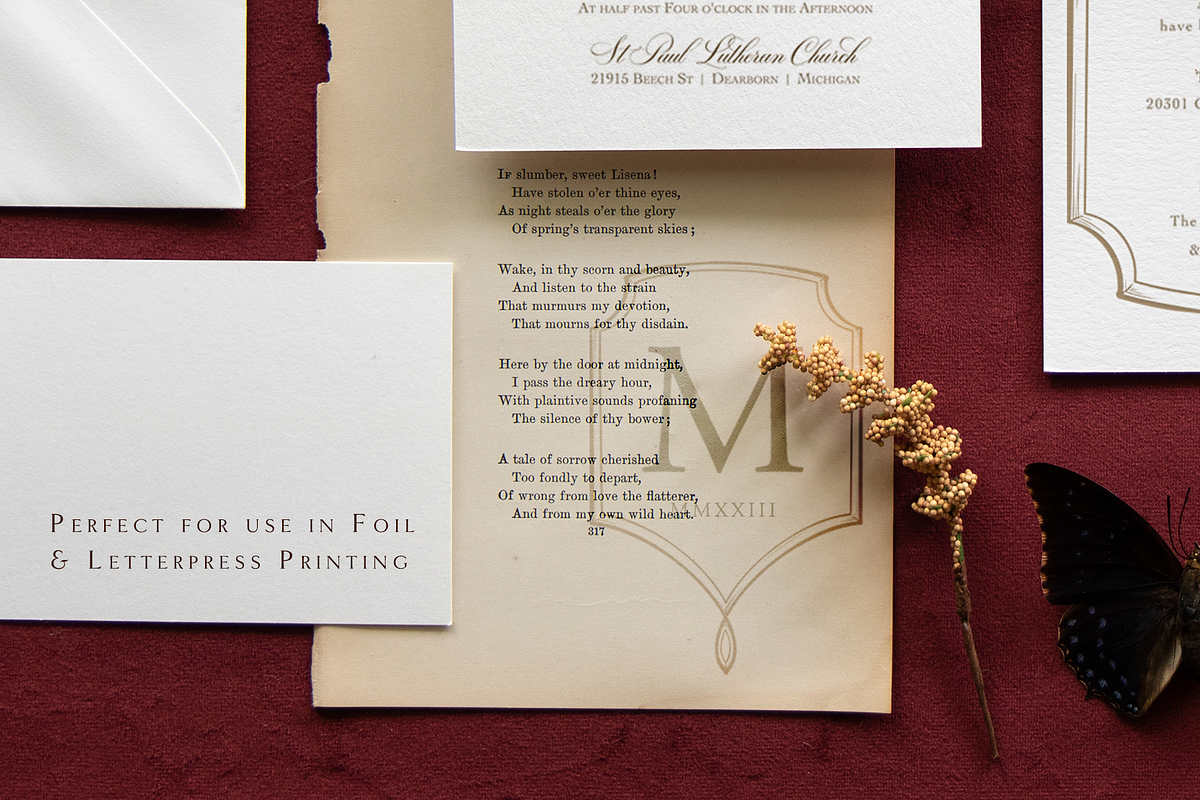 Classic Illustrated Wedding Crests, an Illustration by Blushed Design by Katrina (Photo 4 of 5)