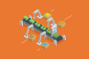 Money making process concept, a Work Illustration by AndriiStore