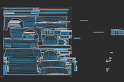 Sci-fi concept car, a Cars & Vehicle 3D Model by Snji | 3D Models (Thumbnail 8 of 8)