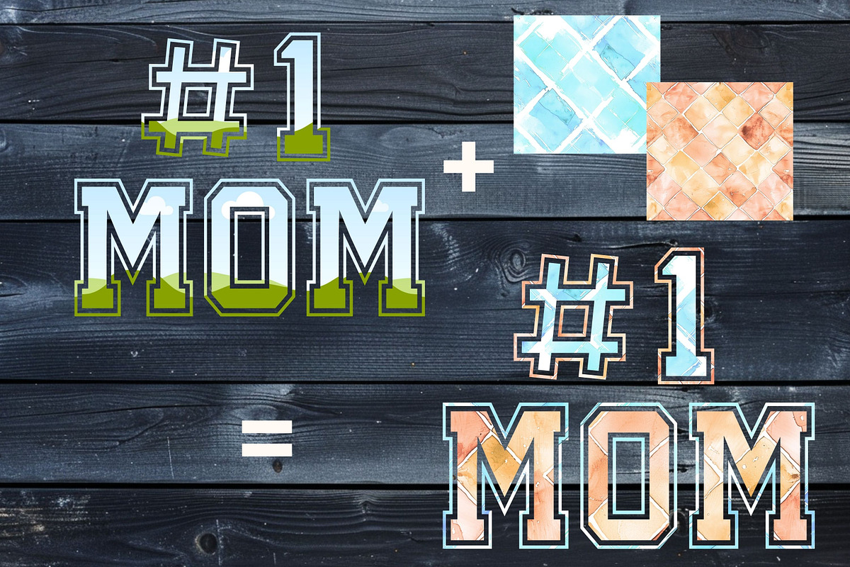 #1 Mom Canva Template Frame, a Card Template by Rivermill Printables (Photo 2 of 2)