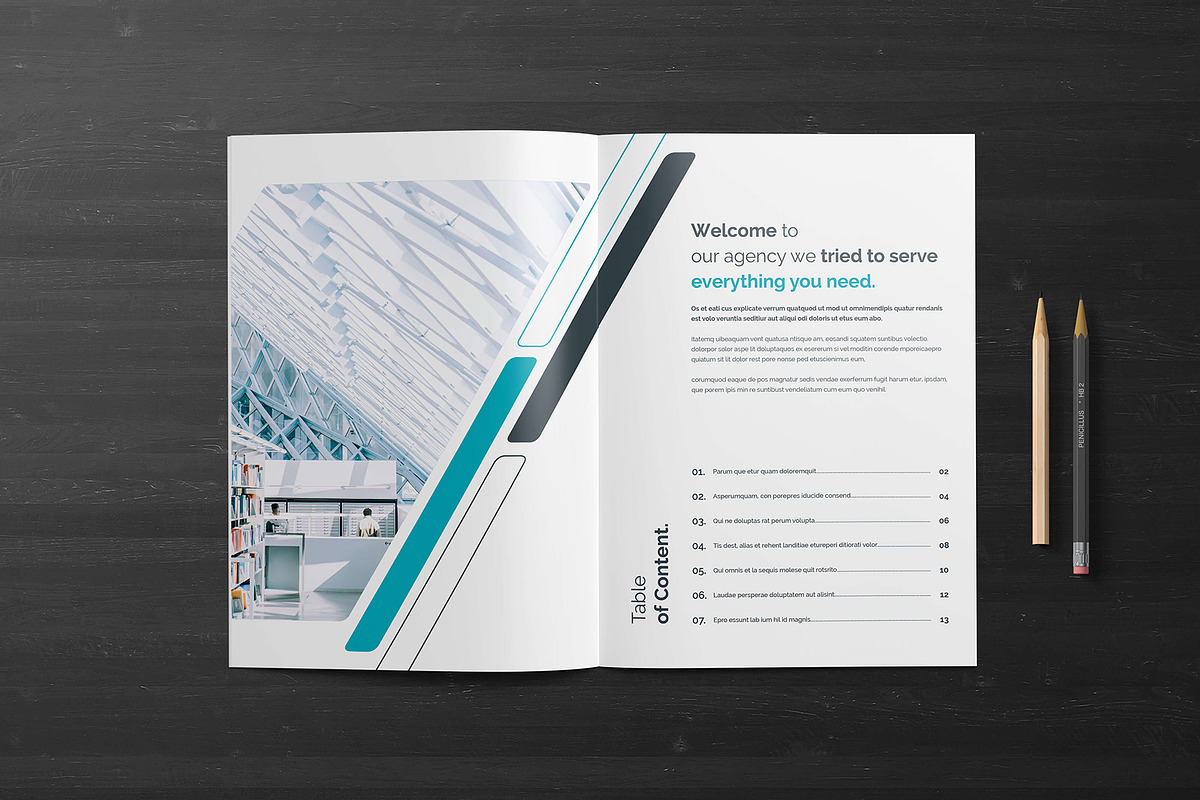 Company Profile Business Brochure, a Brochure Template by Divergent Studio (Photo 2 of 8)