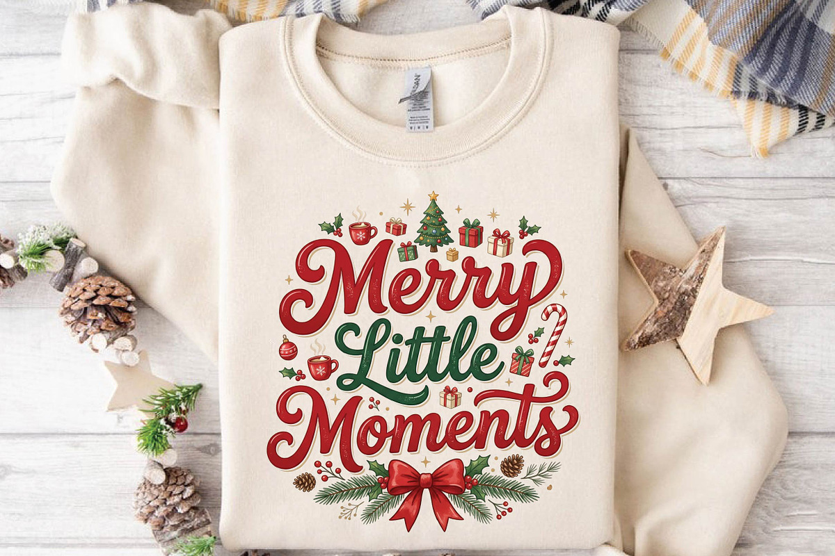 Merry Little Moments PNG Design, a Seasonal Illustration by DreamPrint404 (Photo 5 of 6)