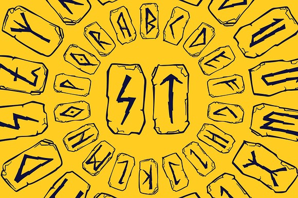 Northern Runes font preview 8