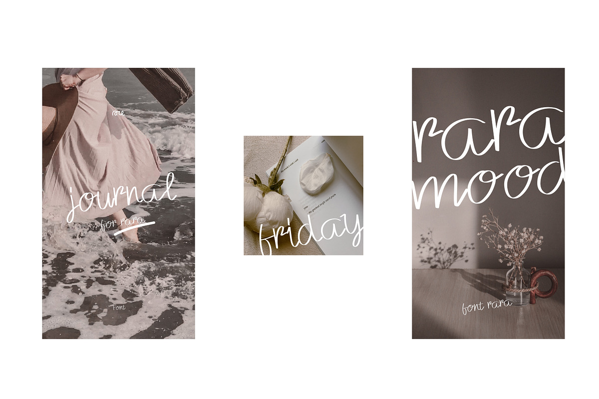 Rara - Display Font, a Script Font by Fourshape (Photo 4 of 7)
