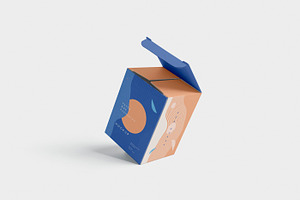 Paper Box Packaging Mockups