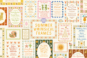 Whimsical Summer Retro Frames Bundle, an Object Graphic by Ayya Studio (Thumbnail 1 of 12)