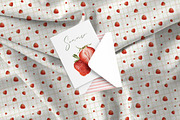 Strawberry watercolor illustrations, a Food Illustration by Fedulova Art (Thumbnail 15 of 17)