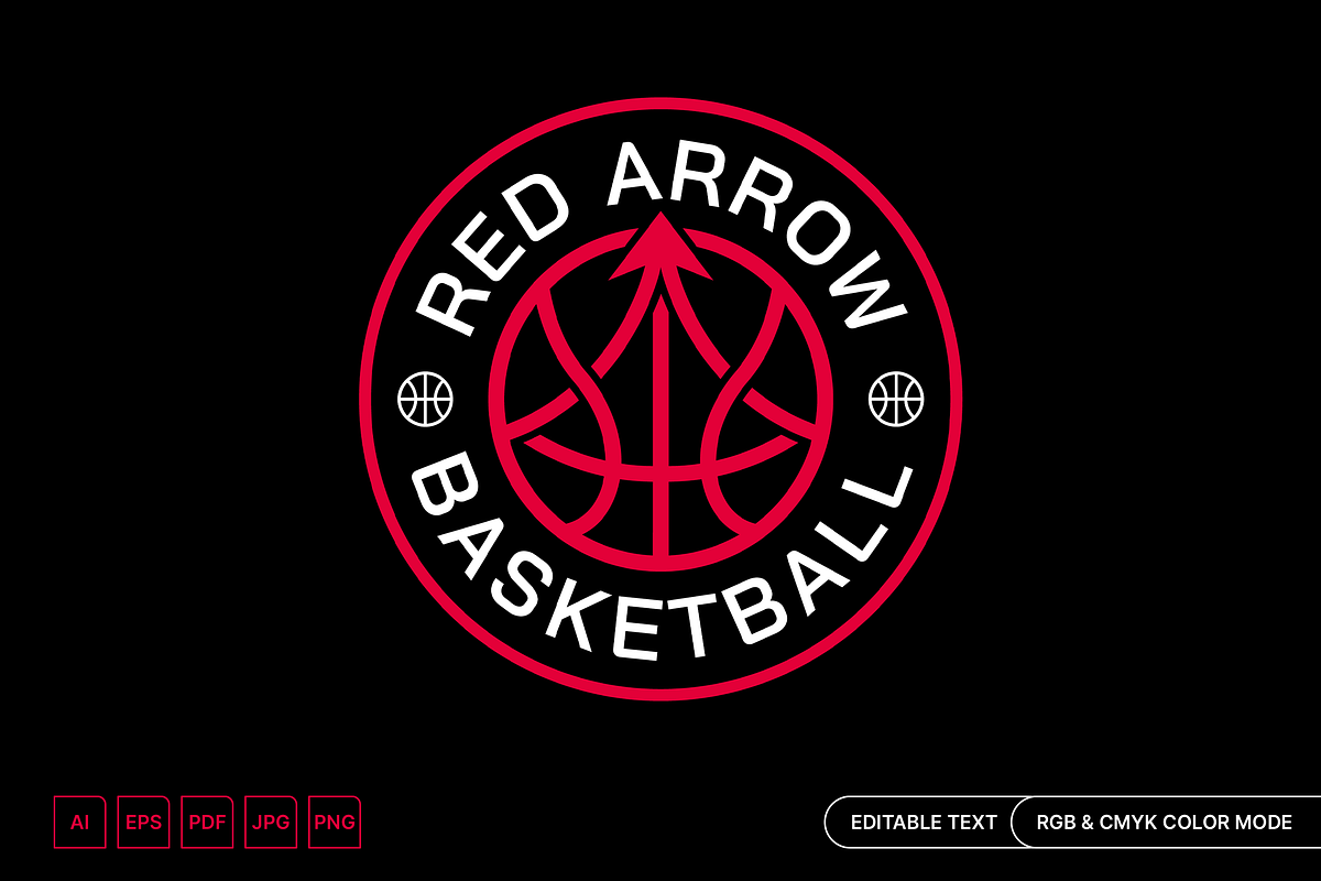 Basketball Badge Logo Sport Emblem, a Branding & Logo Template by muhisya (Photo 1 of 3)