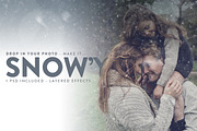 Snowy - Falling Snow Effects, a Layer Style Add-On by RAPPIDLY (Thumbnail 1 of 4)