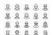 Flat Professional Avatars, a Duotone Icon by Brickclay (Thumbnail 10 of 10)