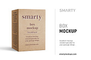 Box mockup 70x100x60, a Packaging Mockup by Smarty Mockups (Thumbnail 1 of 5)