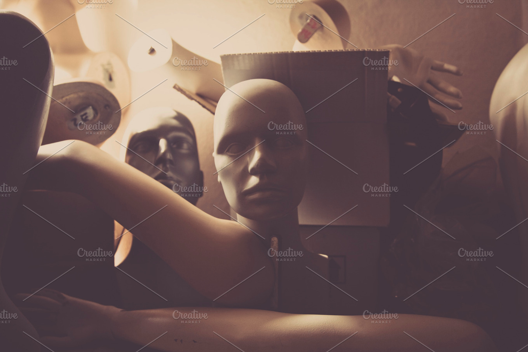 Display dummy containing display dummy, display, and dummy