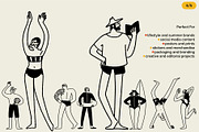 Warm Days: Summer Line Art, a Person Illustration by Olly Kava (Thumbnail 5 of 10)