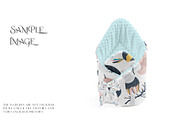 Swaddle Wrap Blankets Minky & Muslin, a Mockup by mock-ups (Thumbnail 17 of 31)