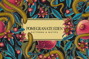 POMEGRANATE EDEN - patterns & motifs