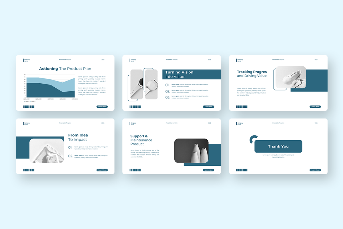 Product Roadmap - Keynote Template, a Presentation Template by Iqsiart Studio (Photo 3 of 3)
