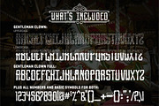 Gentleman Clown, a Font by Caleb Bolt (Thumbnail 3 of 3)