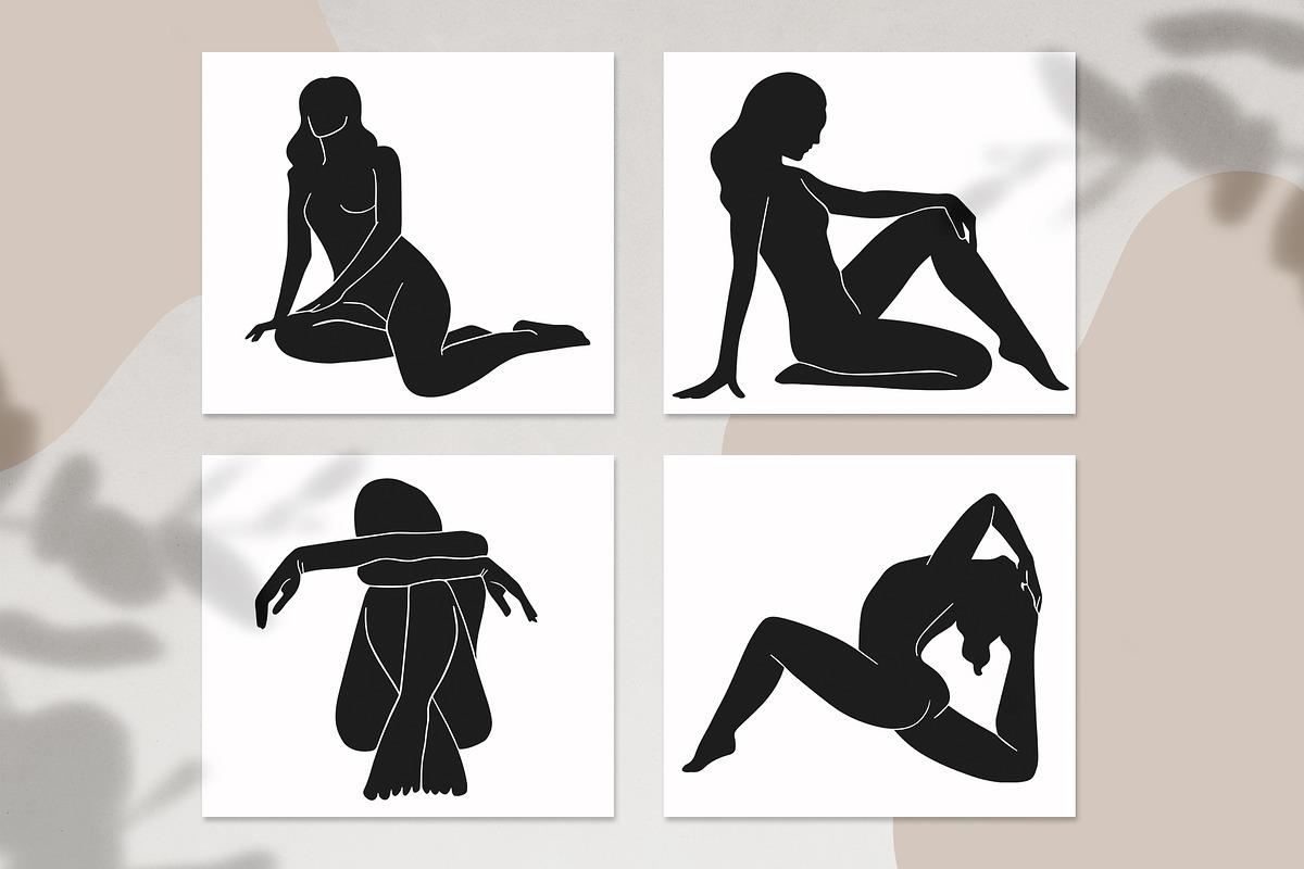 Woman Abstract Silhouette Collection, a Person Illustration by mejorana (Photo 9 of 11)
