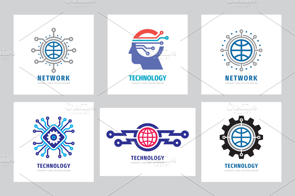 Digital Electronic Technology Logo, a Branding & Logo Template by serkorkin