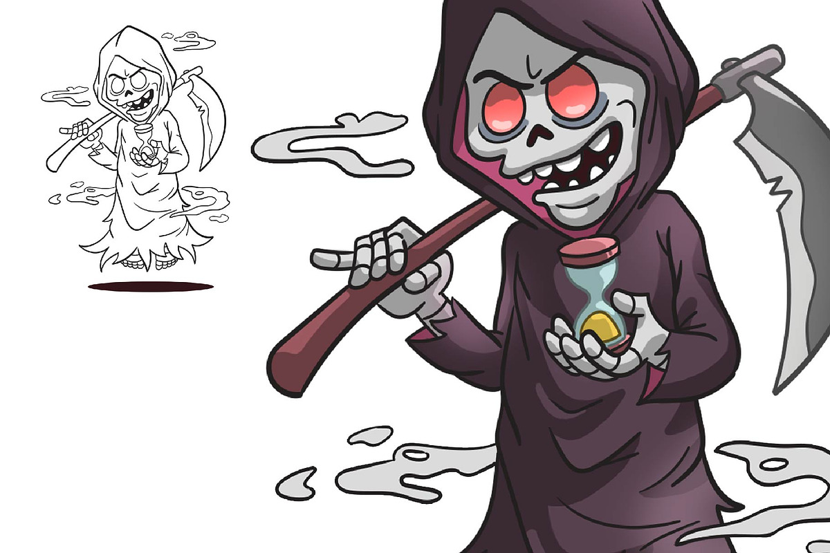 Reaper, an Illustration by Cartoon Shop (Photo 4 of 6)