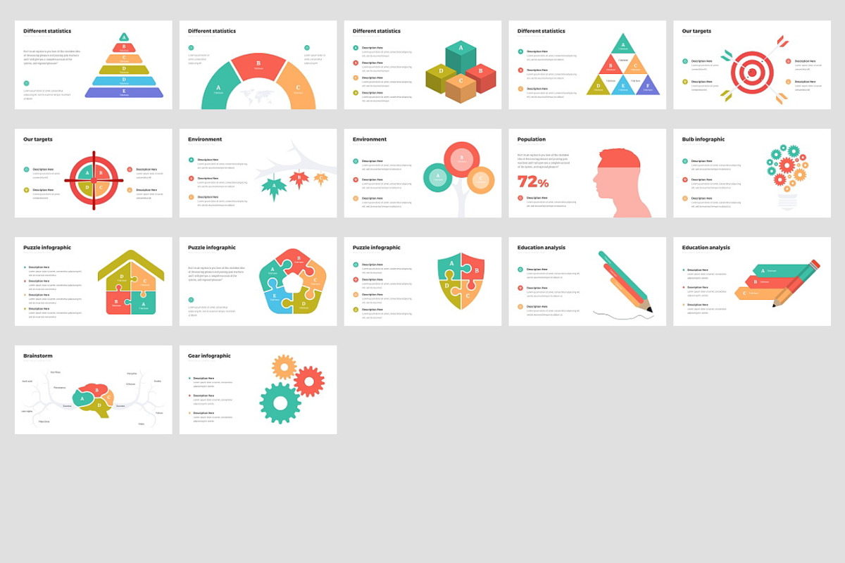 Infographics v.3, a Presentation Template by Presentation Templates (Photo 4 of 4)