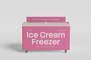 Ice Cream Fridge 3D Mockup PSD, a Merchandise Mockup by Akrinity Digital (Thumbnail 3 of 4)