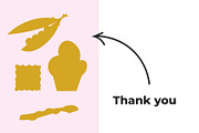 FOOD SHAPES SET (53 ELEMENTS), an Outline Icon by Bonfloret Studio (Thumbnail 9 of 9)