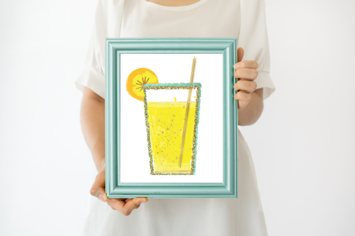 Green frame mock up, a Presentation Template by My Lovely Stock (Photo 2 of 2)