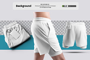 22 Sport Shorts Bundle Mockups, a Shirt Mockup by Grow Design Craft Studio (Thumbnail 7 of 7)