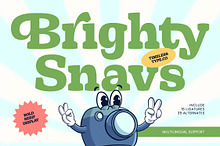 Brighty Snavs Bold Serif Display