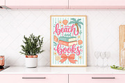 Beach and Books Coquette Summer PNG, a Seasonal Illustration by Libby Wishes (Thumbnail 3 of 5)