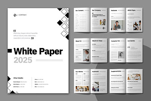 Whitepaper Brochure, a Brochure Template by ContestDesign