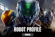 Robot Profile Photos, a Technology Illustration by EMP Design (Thumbnail 1 of 3)