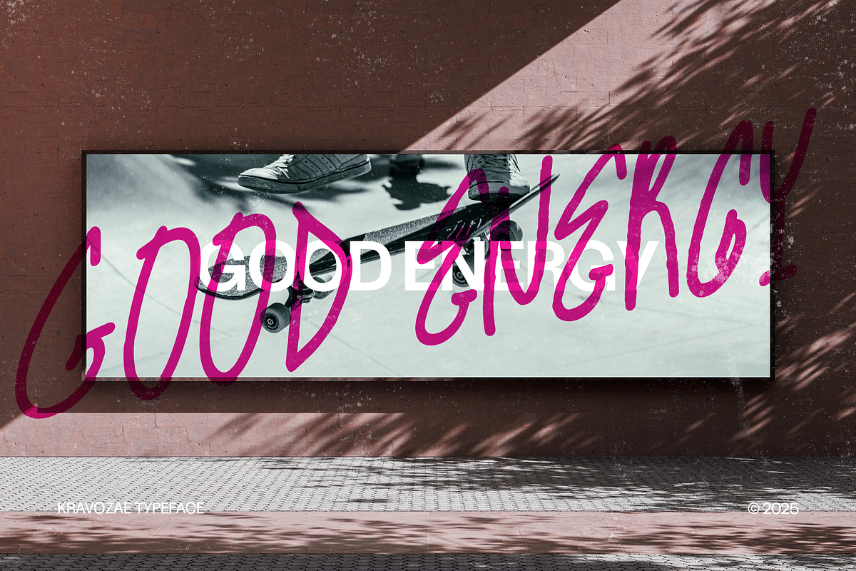 Kravozae - Graffiti Display Font, a Font by Indotype Foundry (Photo 6 of 10)