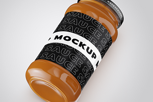 Food Jar Mockup