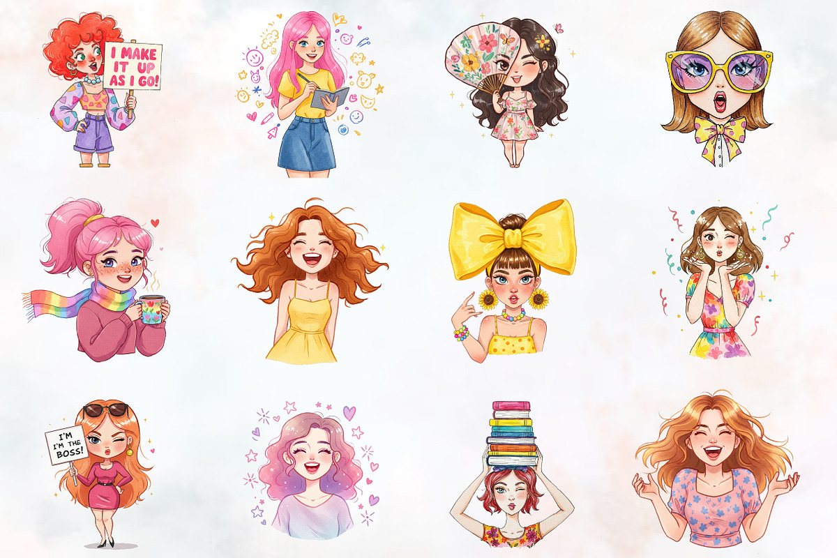 Funny Woman Sublimation Bundle, an Illustration by RobertsArt (Photo 7 of 7)