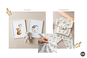 Good Night Baby Patterns Clipart, a Pattern Graphic by vatrushkaprint_store (Thumbnail 10 of 10)