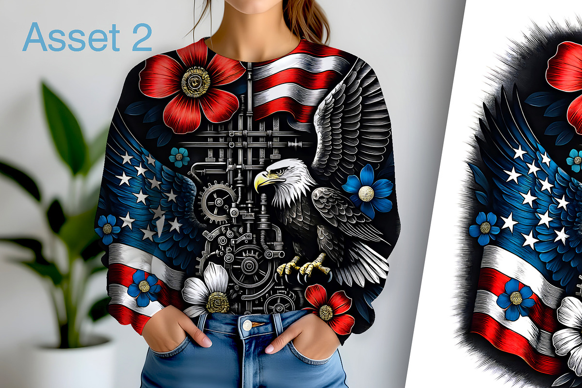 Black Metal USA 1776 2026, an Animal Illustration by Sharon Schwalbe (Photo 3 of 7)