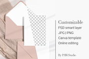 Customizable Card Mockup 5x7 8e b32, an Advertising Mockup by PawMockups 2 (Thumbnail 1 of 12)
