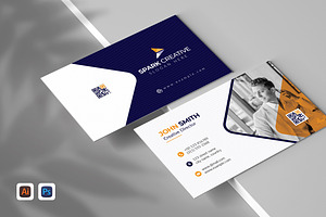 Business Card Template, a Business Card Template by Spark_Creative