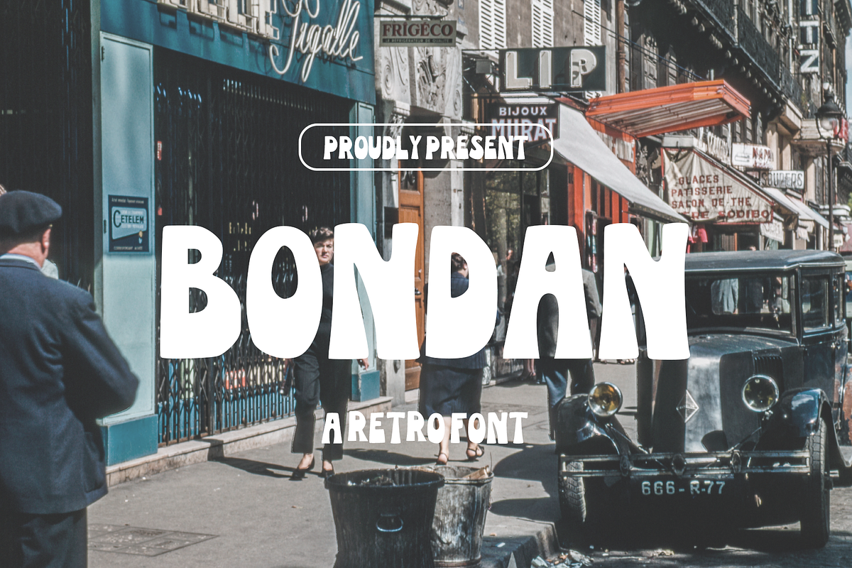 Bondan Display Font, a Slab Serif Font by Authentic Studio (Photo 1 of 7)