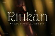 Riukan modern elegant serif font, a Serif Font by Perfectype (Thumbnail 1 of 8)
