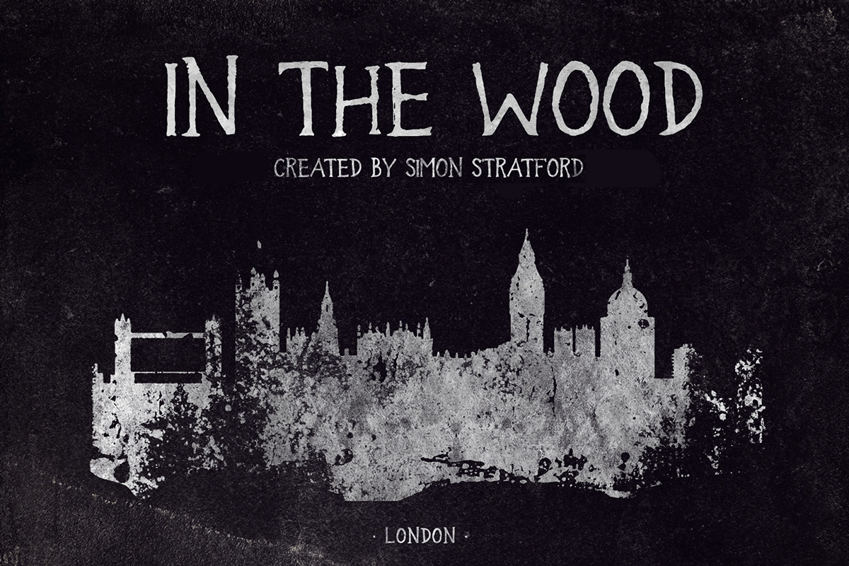 Display font In the wood font, a Font by Itsmesimon (Photo 1 of 4)