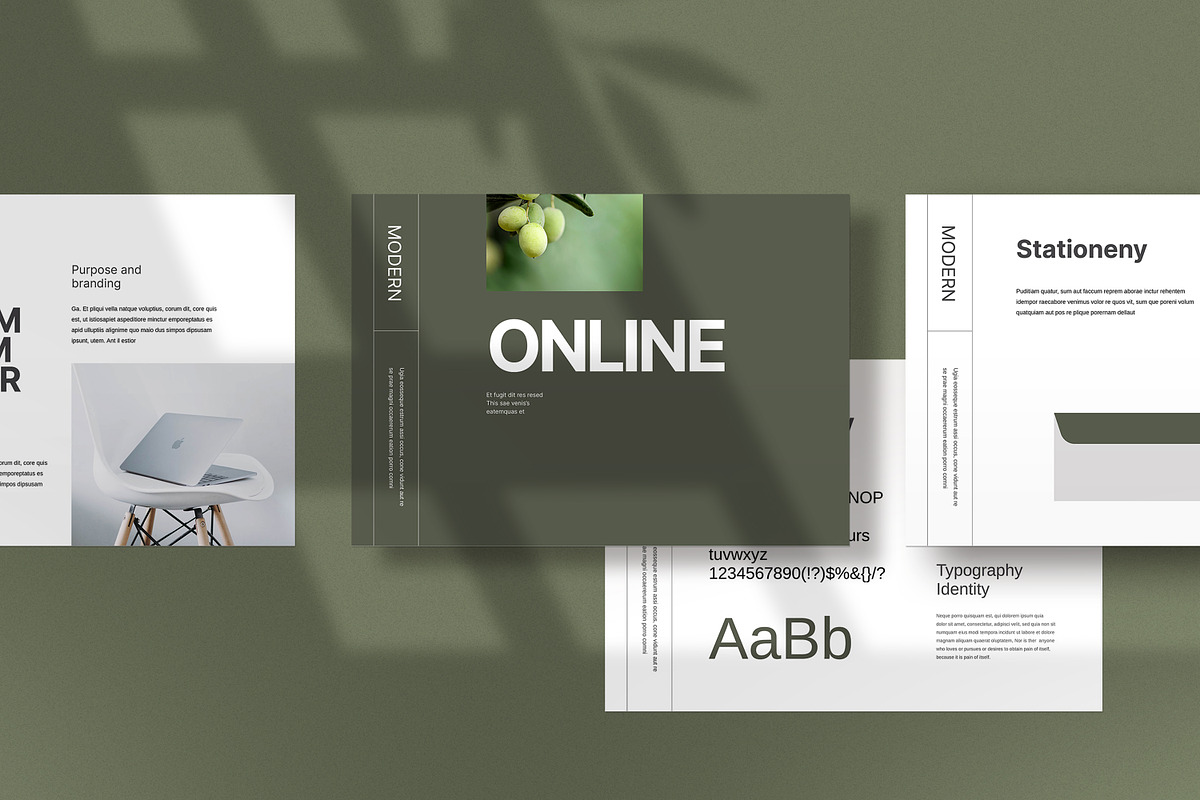 Modern Brand Guidelines, a Marketing Template by evgenystudio (Photo 5 of 10)