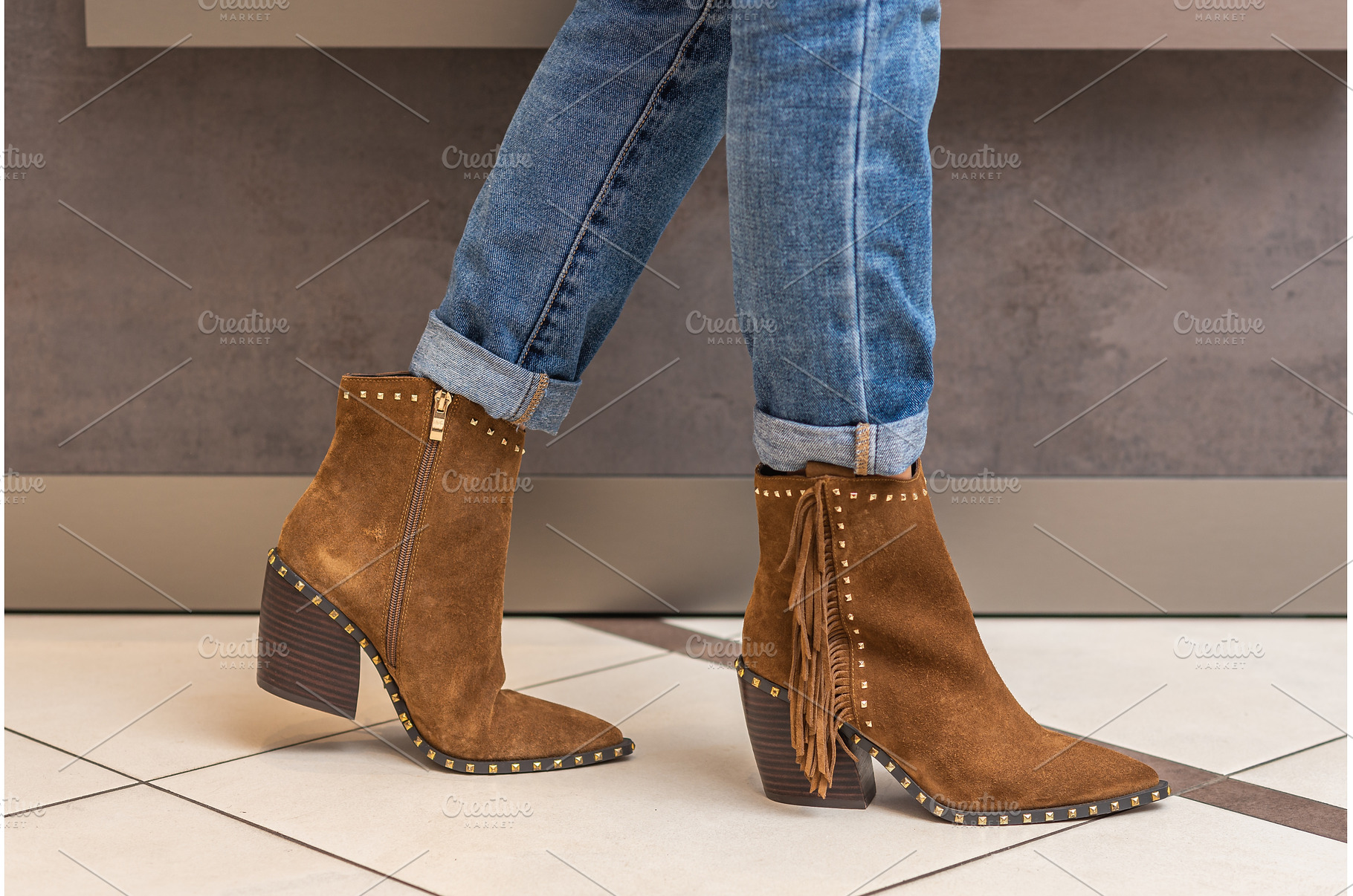 women's cowboy boots at the girl in, a Beauty & Fashion Photo by wip3out