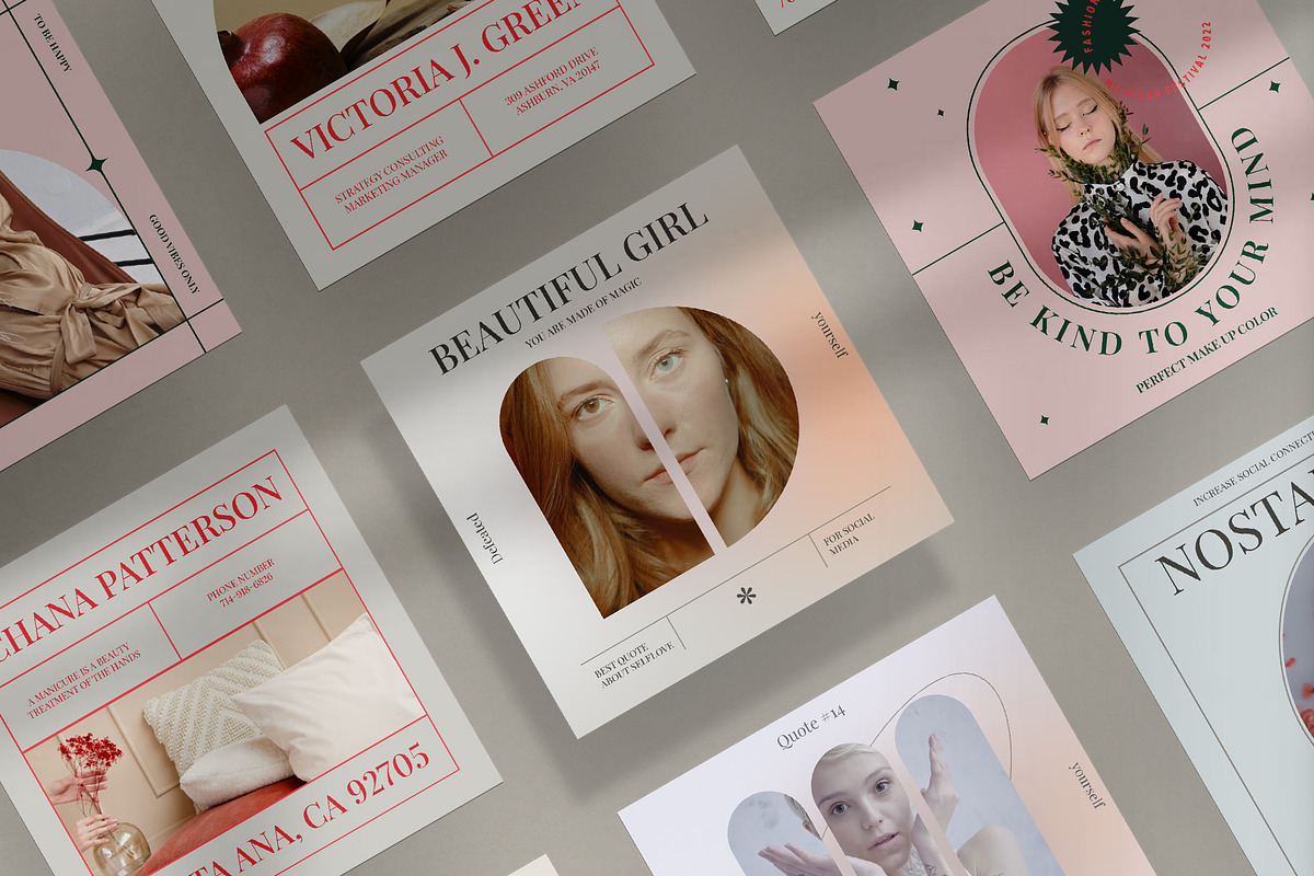 Elegant Instagram Posts and Stories, a Social Media Template by Pixflow (Photo 5 of 8)