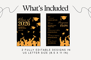 Graduation Ceremony Program Template, a Stationery Template by Anna Design Studio (Thumbnail 2 of 5)